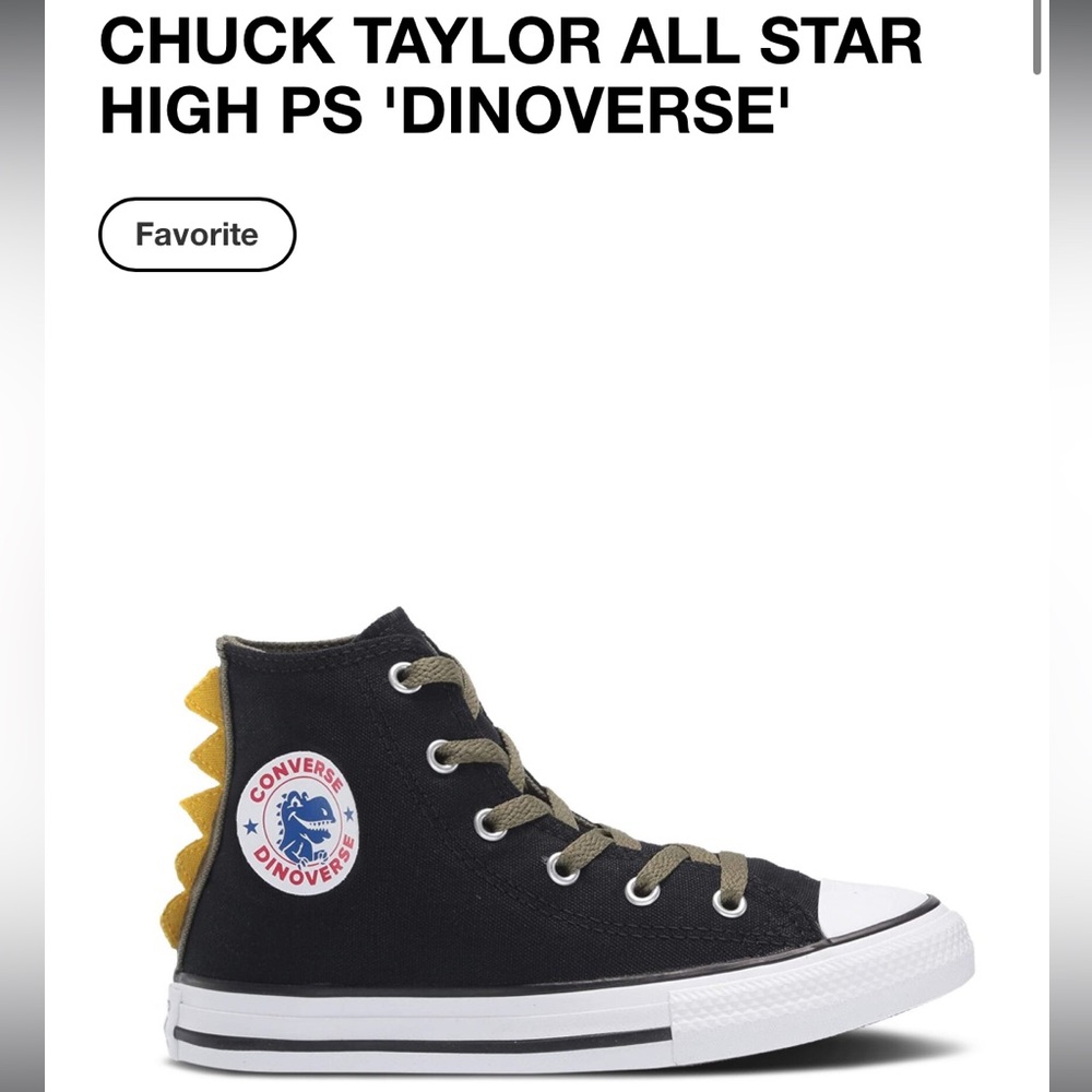 Converse Chuck Taylor All Star High PS 'Dinoverse' Sneakers